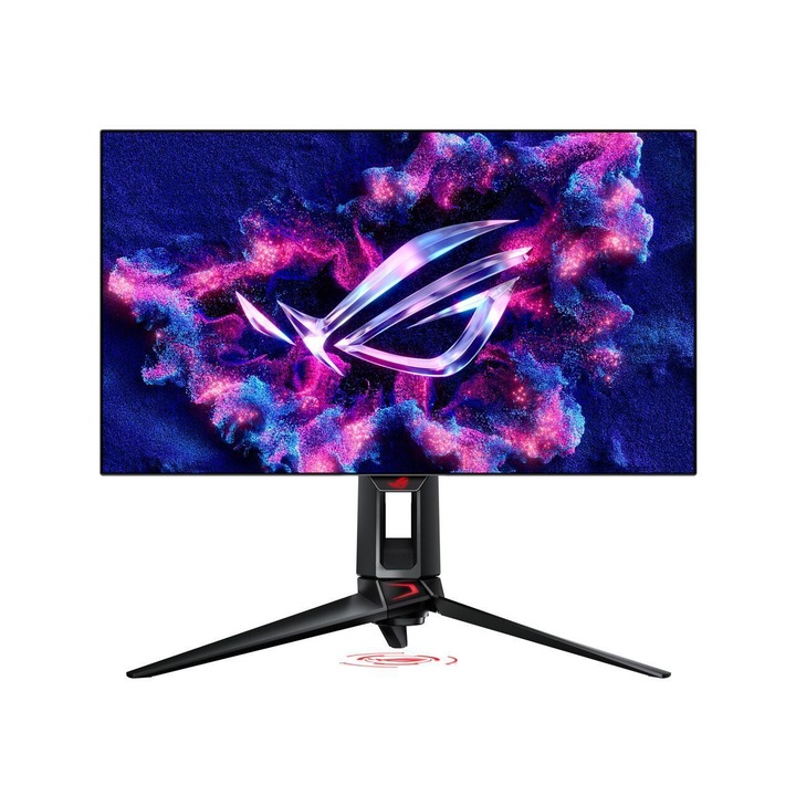 27 hüvelykes ASUS ROG Swift OLED PG27AQDP monitor, fehér OLED, 2560 x 1440, 1 x DisplayPort 1.4, 1 x audiokimenet, 2 x USB 3.2, 2 x HDMI 2.1