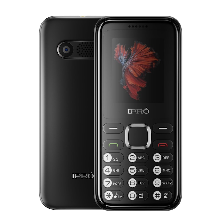 Телефон IPRO A10 MINI, Black - Blue, 1.8" Dispay, Dual SIM, Bluetooth, Wireless FM, Camera