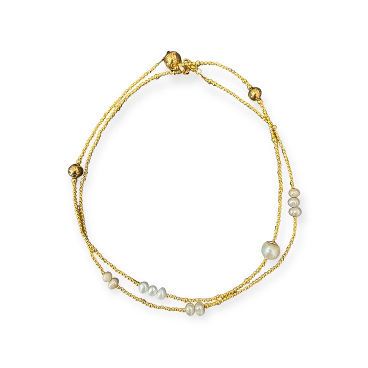 Colier dama, Aviel, Auriu., 44 cm