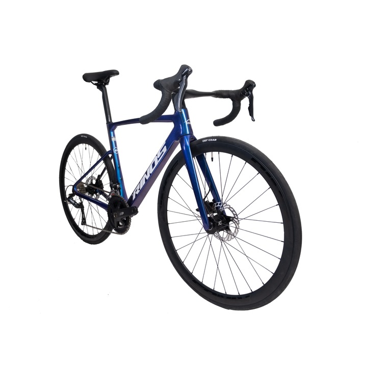 Шосеен велосипед RINOS Carbon Odin1.0, Shimano R3000, 50 см, Син