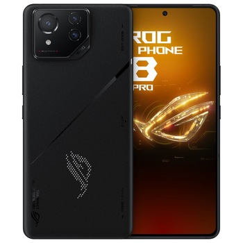 Telefon mobil ASUS ROG Phone 8 Pro Edition, Dual SIM, 512GB, 16GB RAM, 5G, Black (Cooler included) Telefon mobil ASUS ROG Phone 8 Pro Edition, Dual SIM, 512GB, 16GB RAM, 5G, Black (Cooler included)