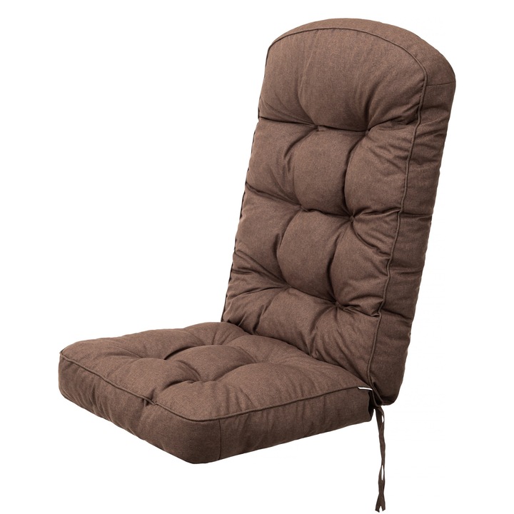 Възглавница за градински стол - кафяв икар