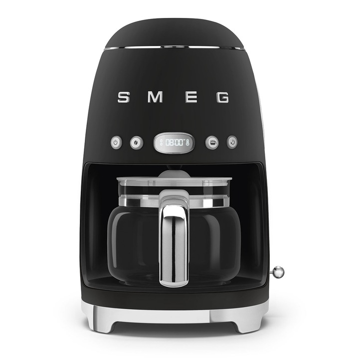 Espressor Smeg DCF02BLMEU, 1050 W, 1, 4 l, Negru mat