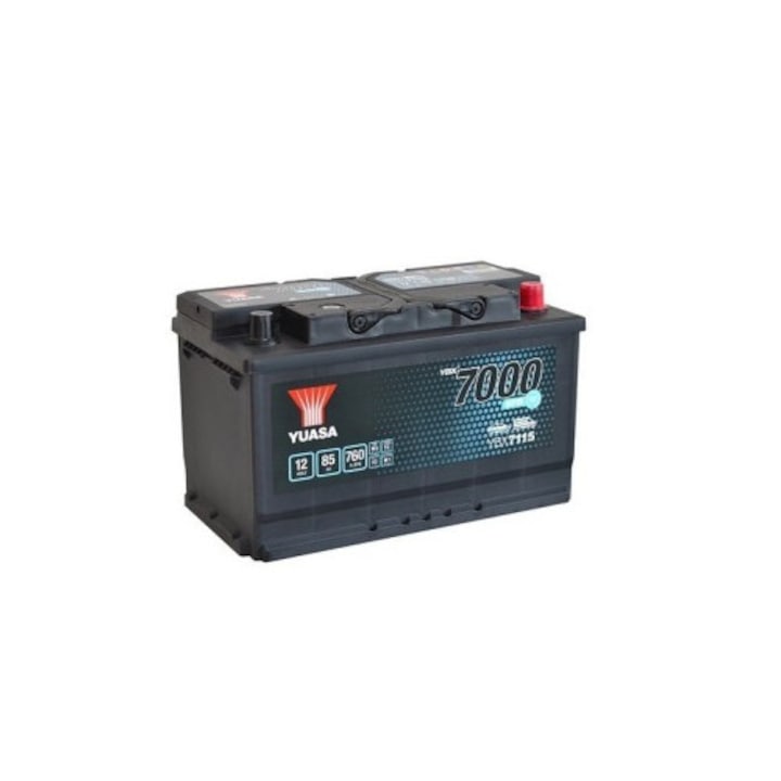 Акумулатор Yuasa 7000 EFB 85Ah 760A със Start-Stop, 317x175x190mm