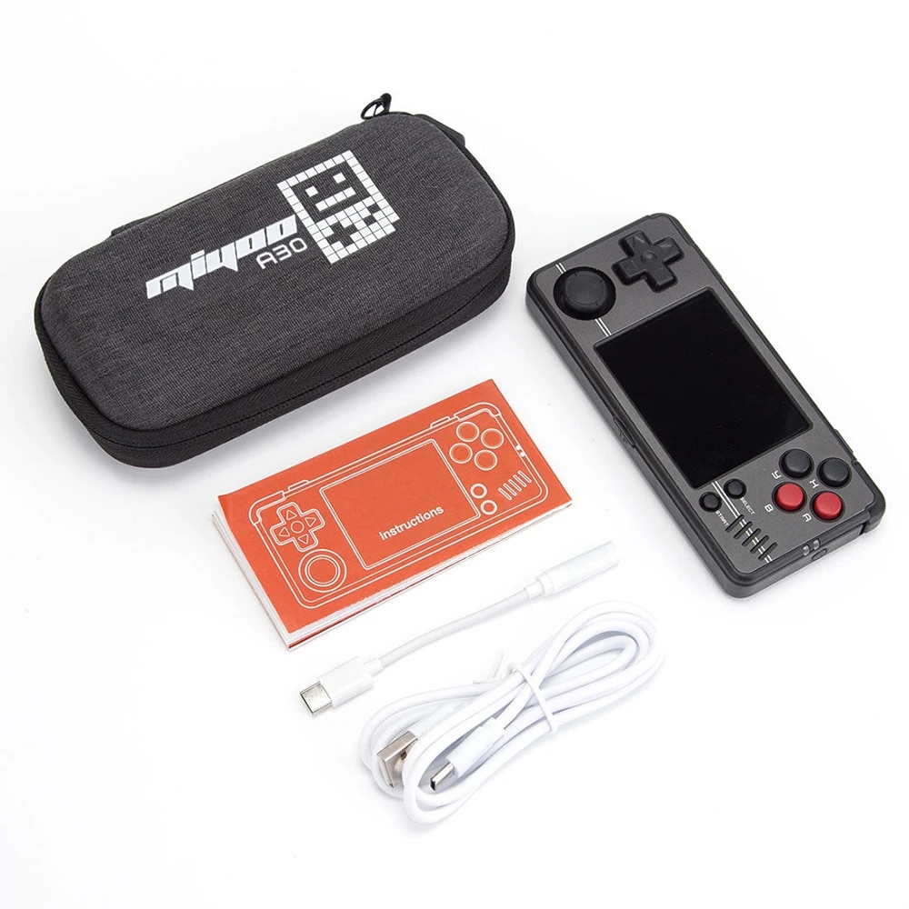 Consola retro portabila Miyoo A30 cu jocuri incluse, 4-core 1.5GHz