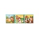 Puzzle 3 in 1 la ferma KOMAZI®, 61 Piese, 3 ani+, Material: Hartie/Carton cu Magnet