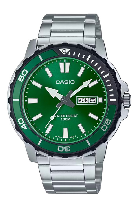 Casio, Часовник с лого на циферблата, Сребрист