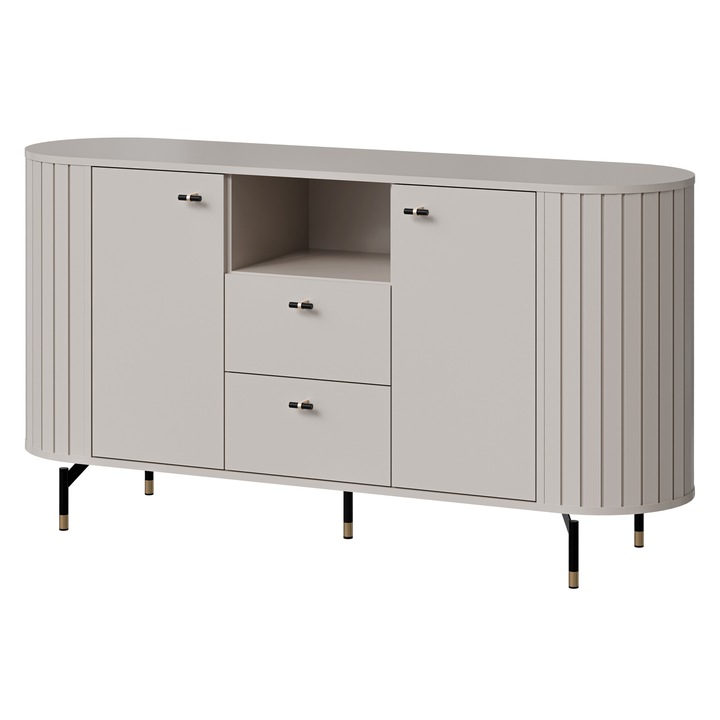 Comoda living Terkiro 150 2D2S TR02, MIRJAN24, casmir, 40x151x81 cm