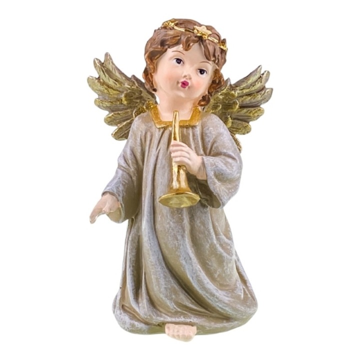 Gyanta angyal hangszerekkel 12x19 cm C2