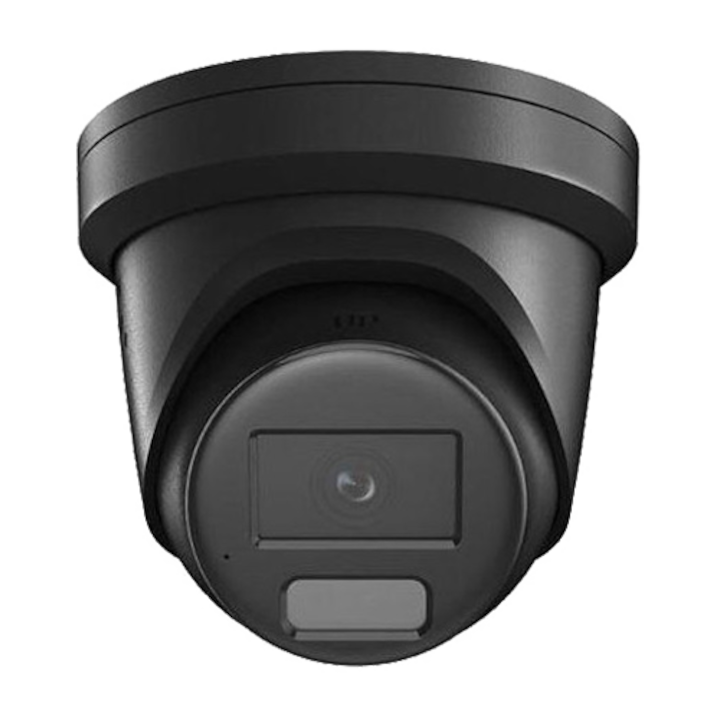 IP камера, Deep Learning, ColorVu, Dual Light, 4MP, 2.8mm обектив, IR 40m, WL 40m, Mic, PoE, Черен - HIKVISION DS-2CD2347G2H-LIU-BLACK-2.8mm