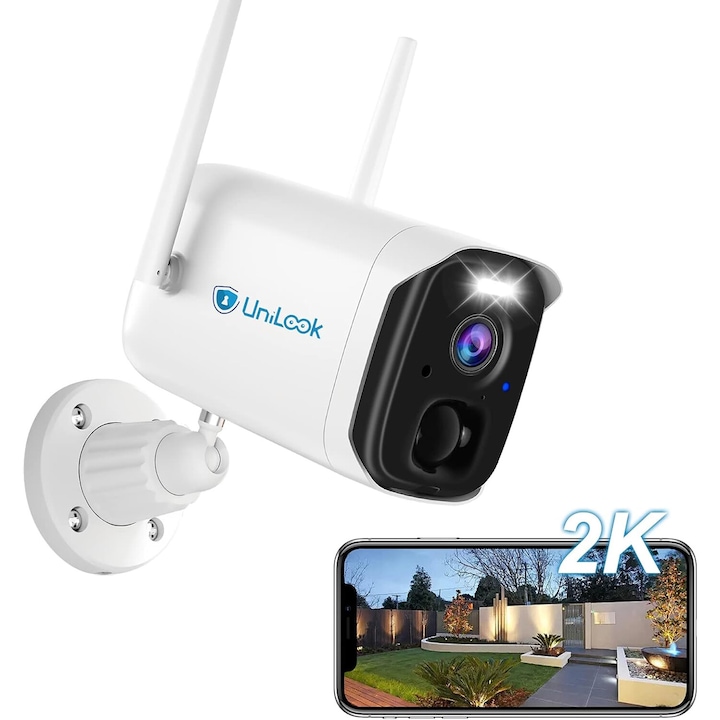 Camera de supraveghere, Vaxiuja, Wi-fi, Calitate video HD 1080P, Senzor miscare, mini, Wireless, Negru
