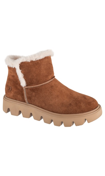 Ghete de iarna dama, Rieker Booties W2071-20, Maro, 41 EU