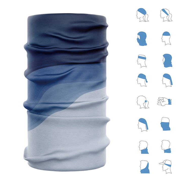 Unisex sport headband, sun protection mask, bandana, multifunctional sports scarf, neck guard, suitable for running, cycling, yoga