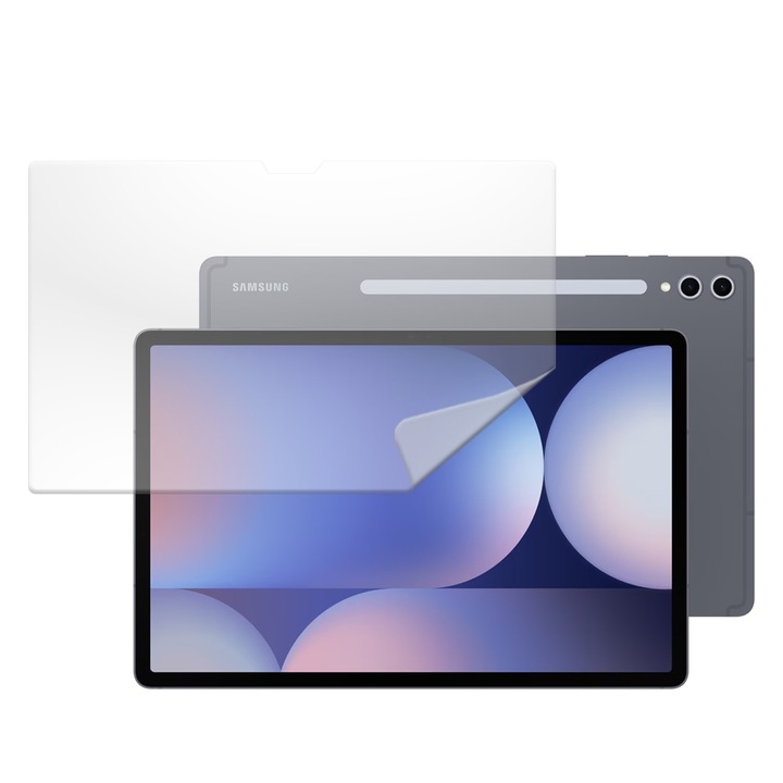 Folie Protectie Tableta Matte Hydrogel Regenerabil pentru Samsung Galaxy Tab S10 Plus 12.4", Nano-coated Silicone, Textura Hartie, Flexible Hydro-Crystal, Paper Feeling, Instalare Usoara, Optim Protection Technology, Transparent