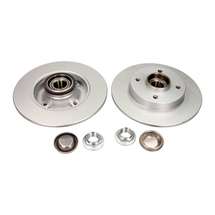 Заден спирачен диск QUARO за PEUGEOT 307/C4 с лагер, антикорозионно покритие