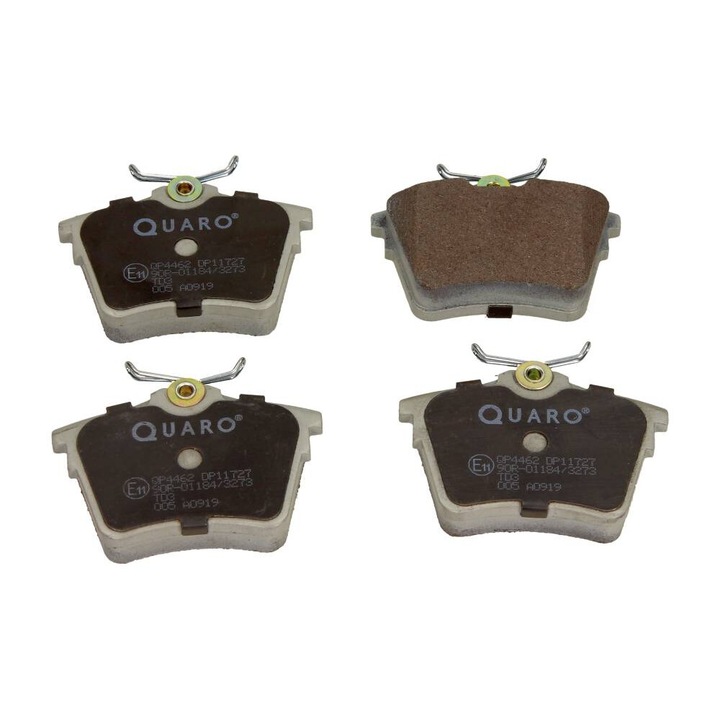 Fékbetét készlet, QUARO, PEUGEOT 407-hez