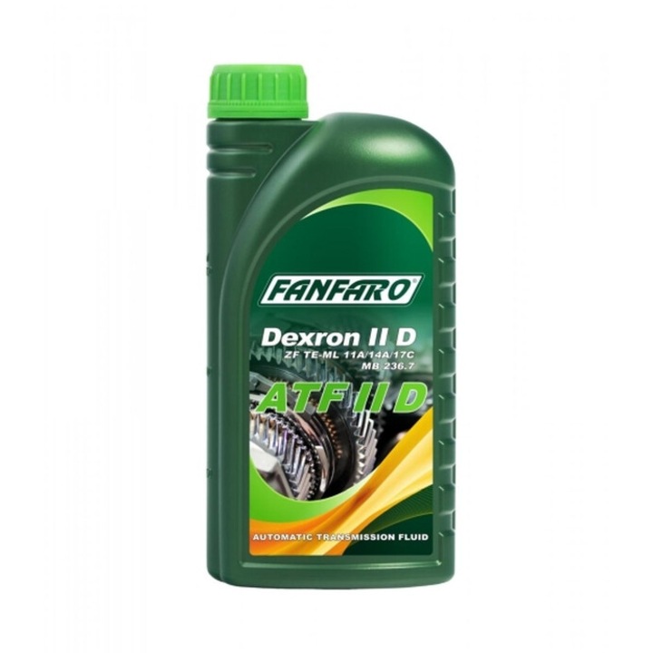 Sebességváltó olaj Fanfaro ATF IID 1l, DEXRON II D, ALLISON C4, CATERPILLAR TO-2, 236.5x236.7, MAN 339 V1/Z1