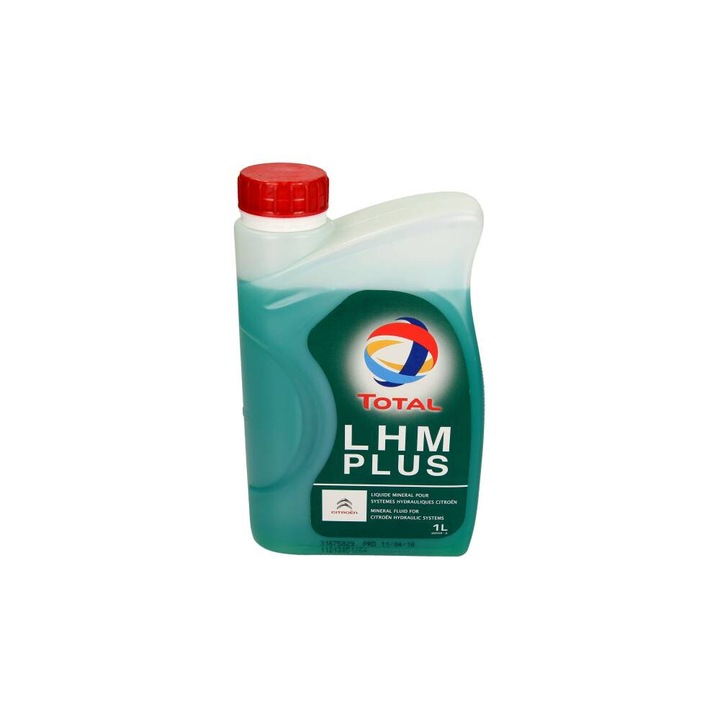 Хидравлично масло Total LHM PLUS 1L, зелено, висок вискозитет, защита от корозия