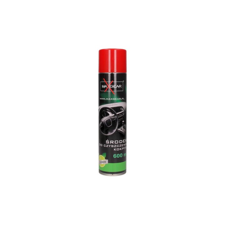 Maxgear LIME 600ML автомобилен почистващ разтвор, антистатичен, за автомобилни пластмасови елементи