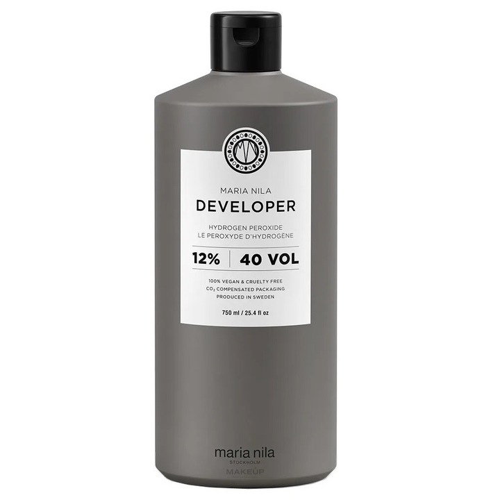 Lotiune Oxidanta pentru Par, Maria Nila Developer, 12% 40 Vol, 750 ml