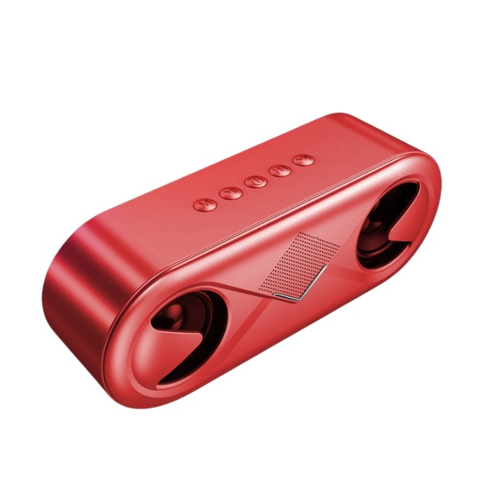 Boxa portabila NewRixing NR-3025 TWS, Bluetooth 5.0, rezistent la stropire, functie lanterna, Gri