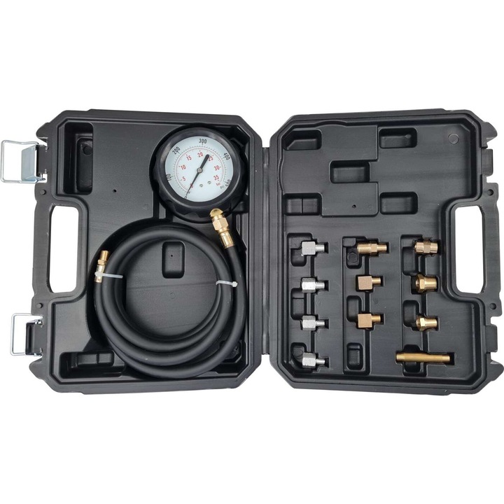 Monometru presiune ulei, ROOKS, Negru