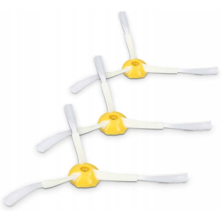 Set de Perii Laterale, Irobot Roomba 800 900, Fabricata Din Plastic, Calitate Inalta A Executiei, Durabilitate Ridicata, Calitate Superioara A Materialelor, Atentie La Detalii, Alb