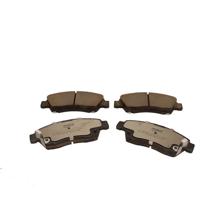 Накладки комплект QUARO за HONDA CIVIC 91-EG/95-EJ9/JAZZ 02-/CITY, керамични, сребристи