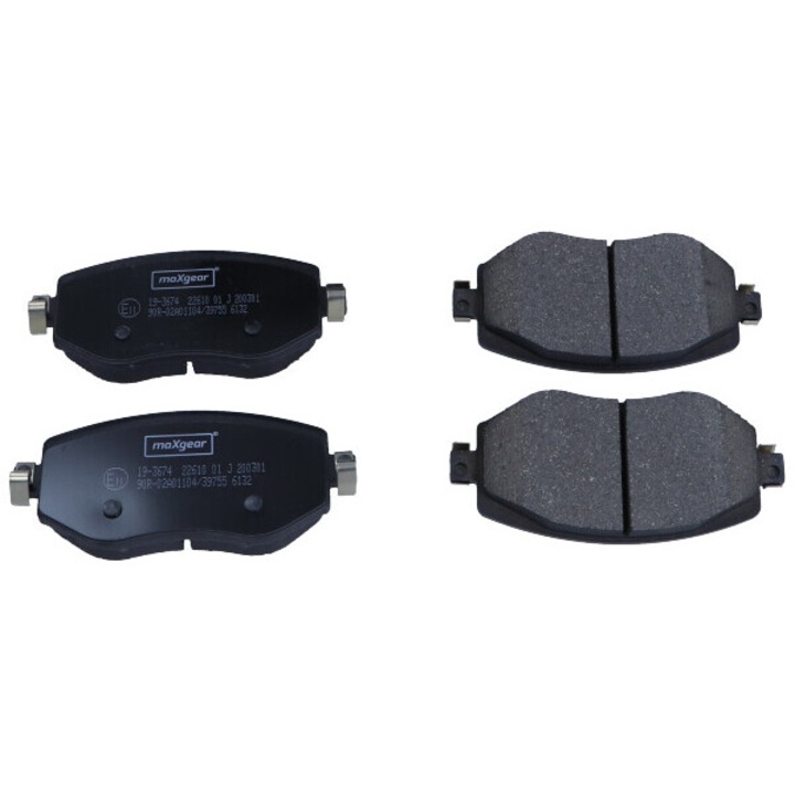 Fékbetétek, Maxgear, Renault Megane 1.2 TCE/1-hez. DCI 15-