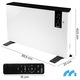 Incalzitor electric cu convector, MalTec, CH2400DW-PRO, Termostat, 2400W, Telecomanda, Timer, Alb