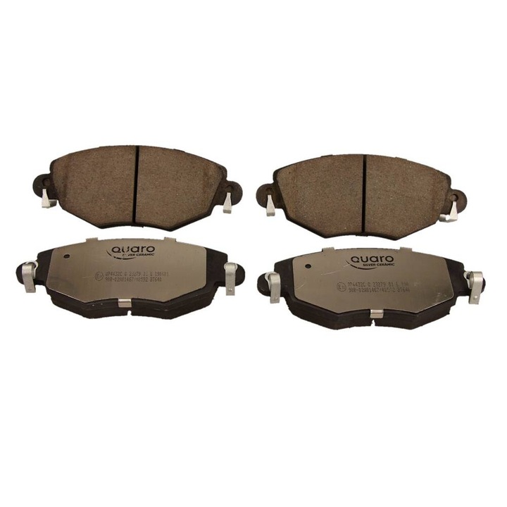 Első fékbetét készlet, QUARO, Ford Mondeo 00-hoz, kerámia, ezüst