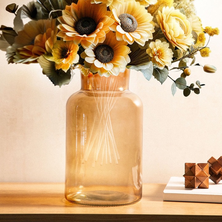 Vaza TENNO 14,5x14,5x25,5 cm HOMLA