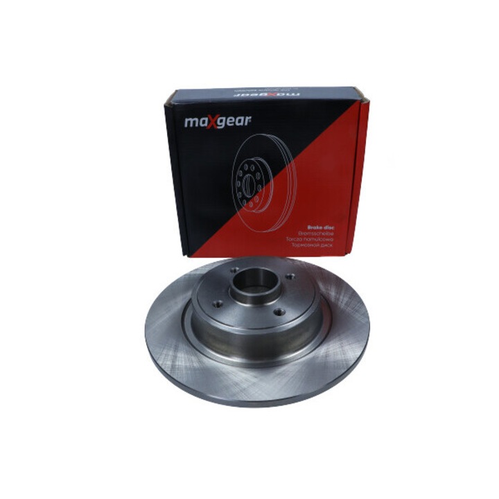 Maxgear hátsó féktárcsa Renault Scenic 99-hez csapágy nélkül, ABS gyűrű nélkül