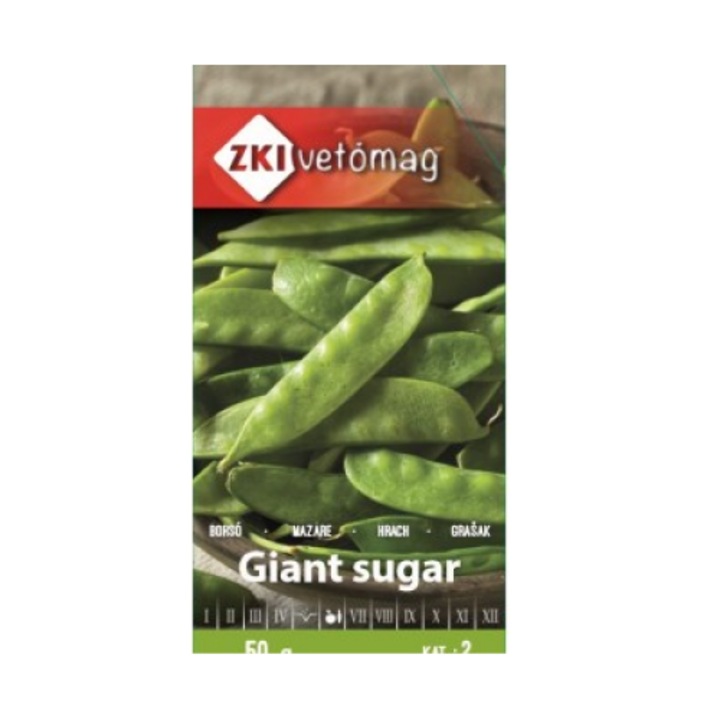Seminte de mazare dulce giant sugar ZKI, 50g
