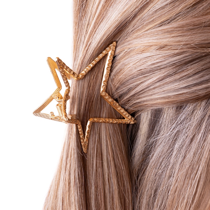 Clama de par, Little Angel, W733, Auriu, Stea