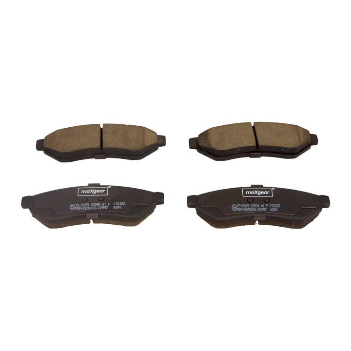 Maxgear hátsó fékbetétek Chevrolet Evanda 06-