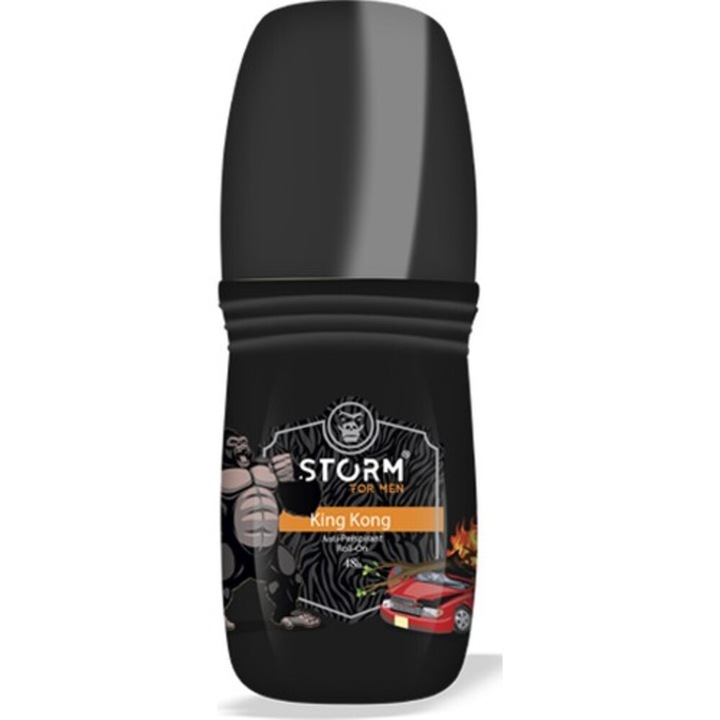 Deodorant roll-on Storm pentru barbati 50 ml, actiune anti-transpiranta, senzatie de prospetime