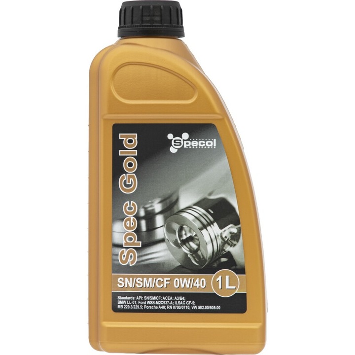Specol 0W40 1L motorolaj, szintetikus, benzin- és dízelmotorokhoz, többviszkozitású