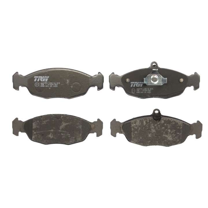 Комплект накладки за предни спирачки TRW, съвместим с Opel Astra F, Astra F Classic, Astra F/комби, Combo/миниван, Corsa A