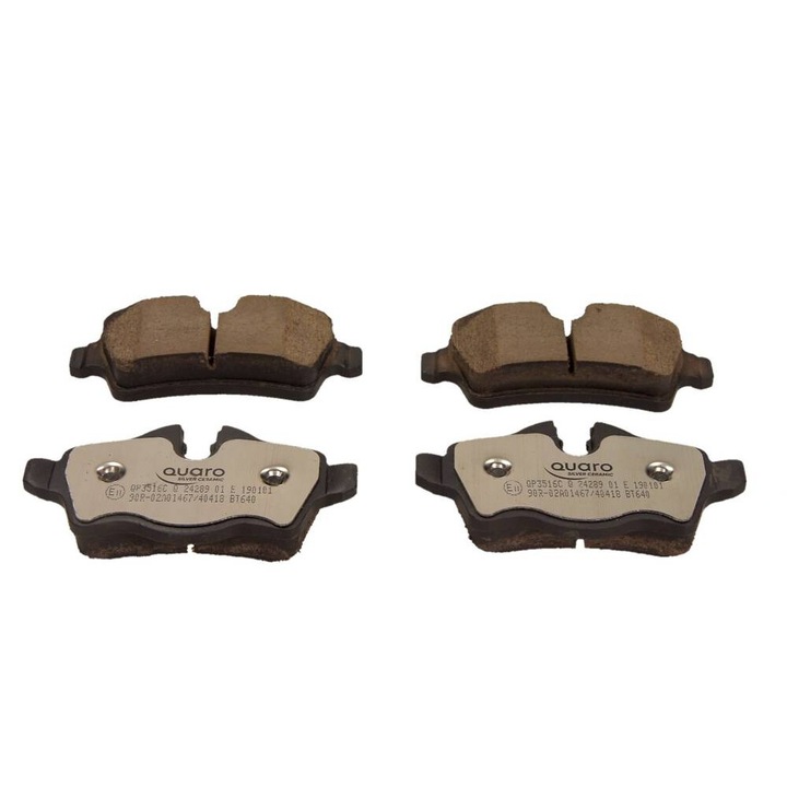 Hátsó fékbetét készlet QUARO, MINI COOPER 07-/10-