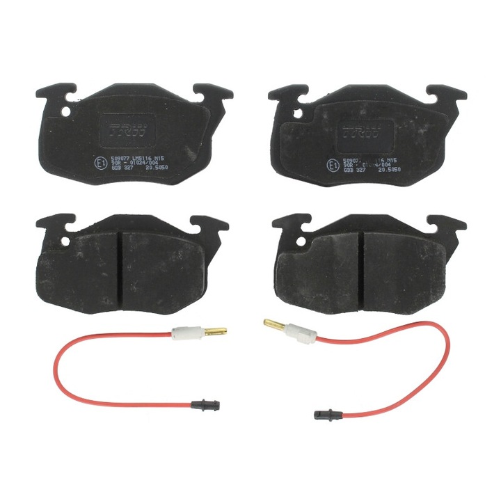 TRW első fékbetét készlet kompatibilis a Mercedes Vito W639-el