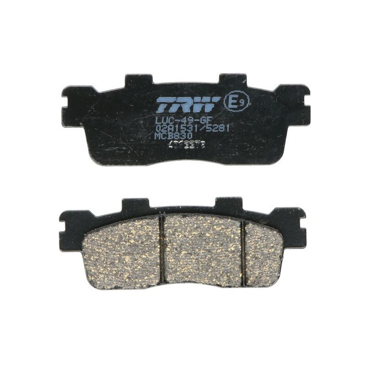 Set placute de frana fata/spate TRW compatibile cu Kymco Downtown, People 125/200/300