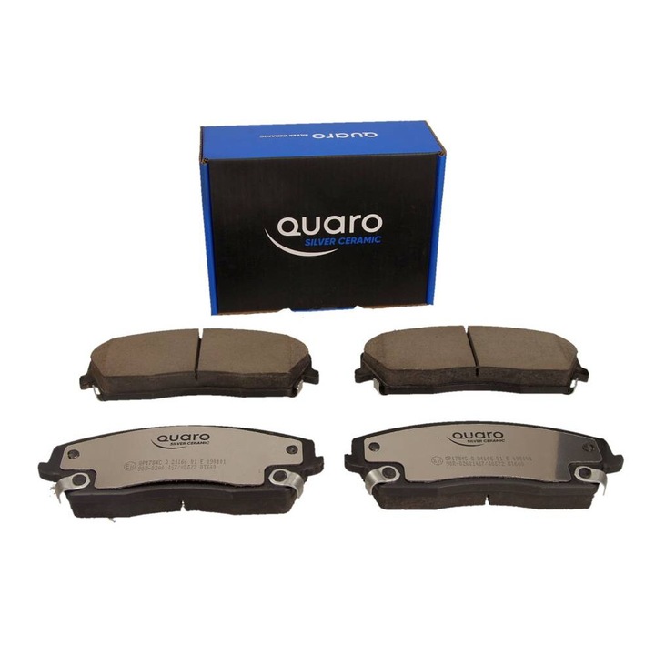 QUARO első fékbetét készlet, CHRYSLER 300C-hez, kerámia, ezüst