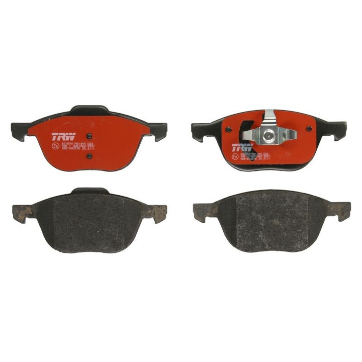 Set placute de frana fata TRW compatibile cu Ford C-max, C-max II, Ecosport, Focus C-max, Focus II, Focus III, Focus III/hatchback
