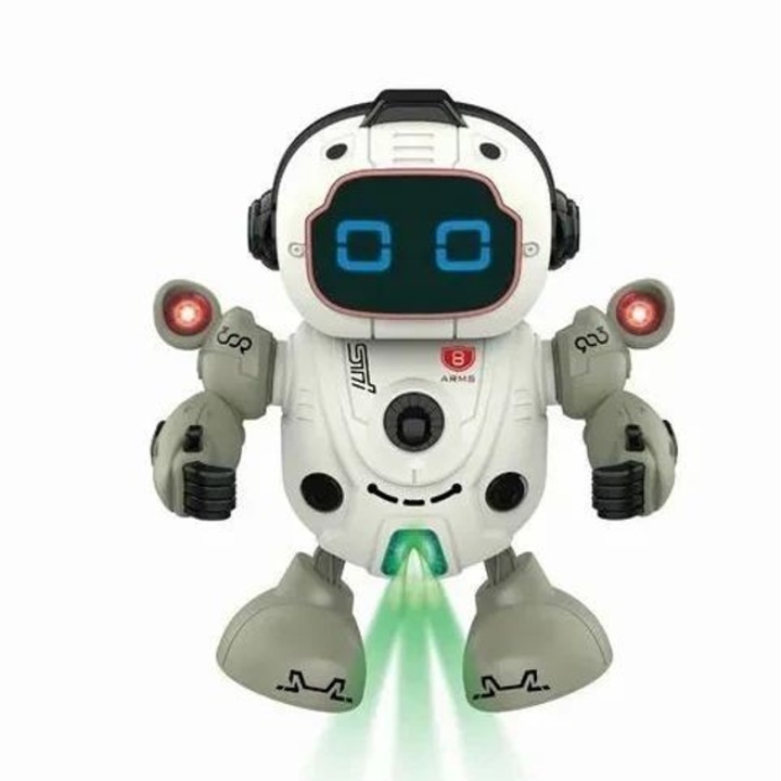 Robot Interactiv cu Lumini si Sunete, Dance Robot, Jucarie Educativa pentru Copii
