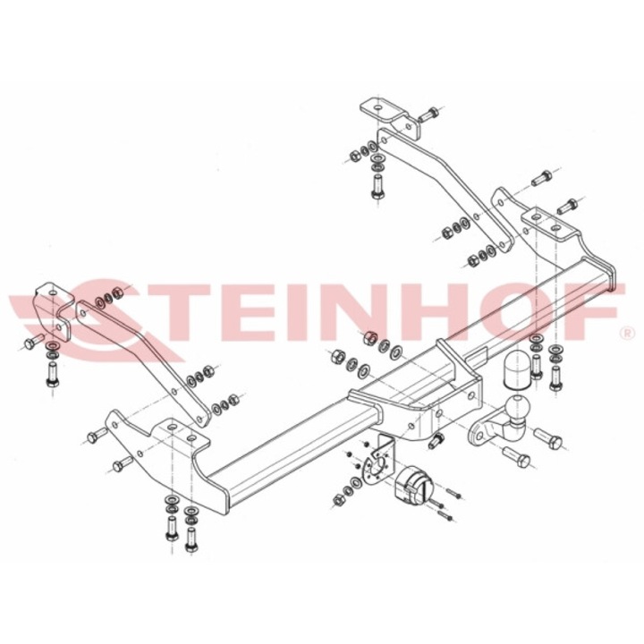 Система за теглене Steinhof за Renault Trafic/OPEL Vivaro 05/2014, без инсталация