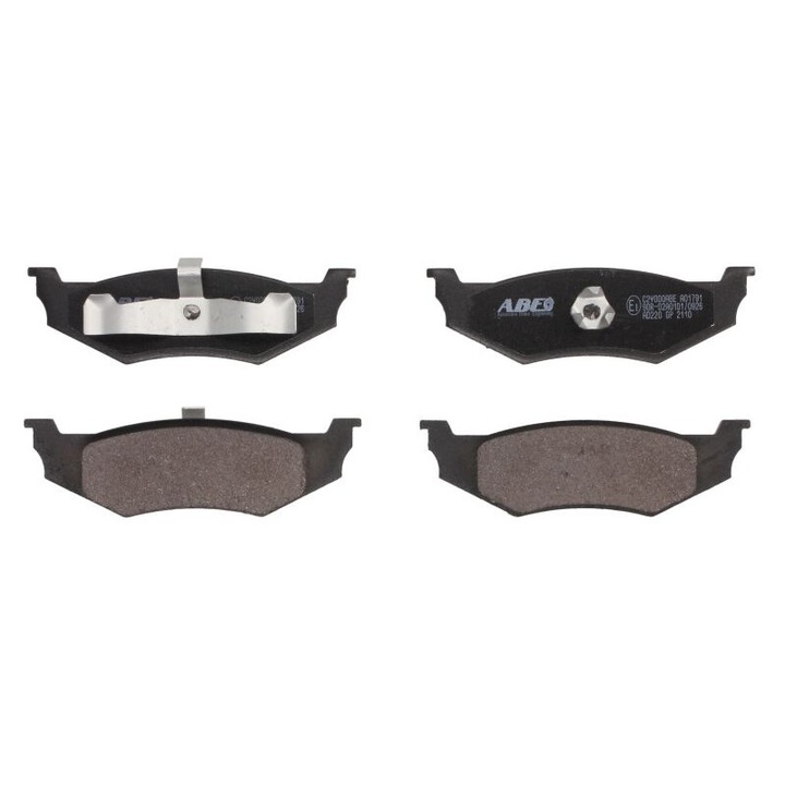 Chrysler 300m, Cirrus, Concorde, Daytona, Le Baron, Lhs, Neon, Neon II, New Yorker, Pt Cruiser, Saratoga, Sebring, Stratus, Vision kompatibilis ABE hátsó fékbetét készlet