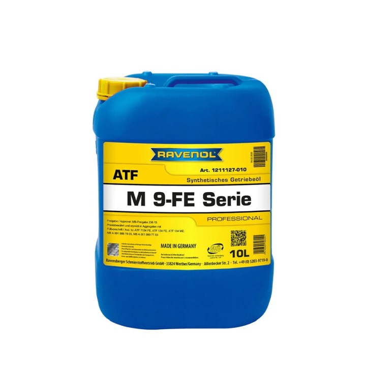 Ulei cutie viteze RAVENOL ATF M 9 FE 10L, compatibil MB 236.15