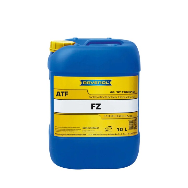 Sebességváltó olaj, RAVENOL ATF FZ, 10L, Mazda Skyactiv 2012-