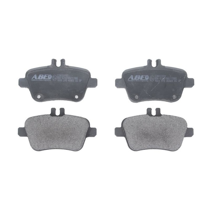 ABE hátsó fékbetét készlet, Mercedes A V177, A W176, A W177, B Sports Tourer W246, W242, B Sports Tourer W247, Cla C117, Cla C118 típusokkal kompatibilis